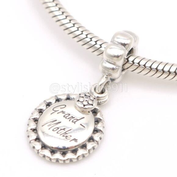 Authentic PANDORA Grandmother Dangle - 791128CZ - Picture 1 of 10